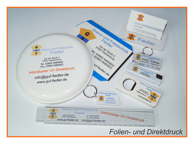 GuF Schilderfabrik - Gravurtechnik - Frstechnik - Drucktechnik -  LED-Technik - Werbetechnik im Westerwald WW Siegerland Mittelhessen Rhein-Main
